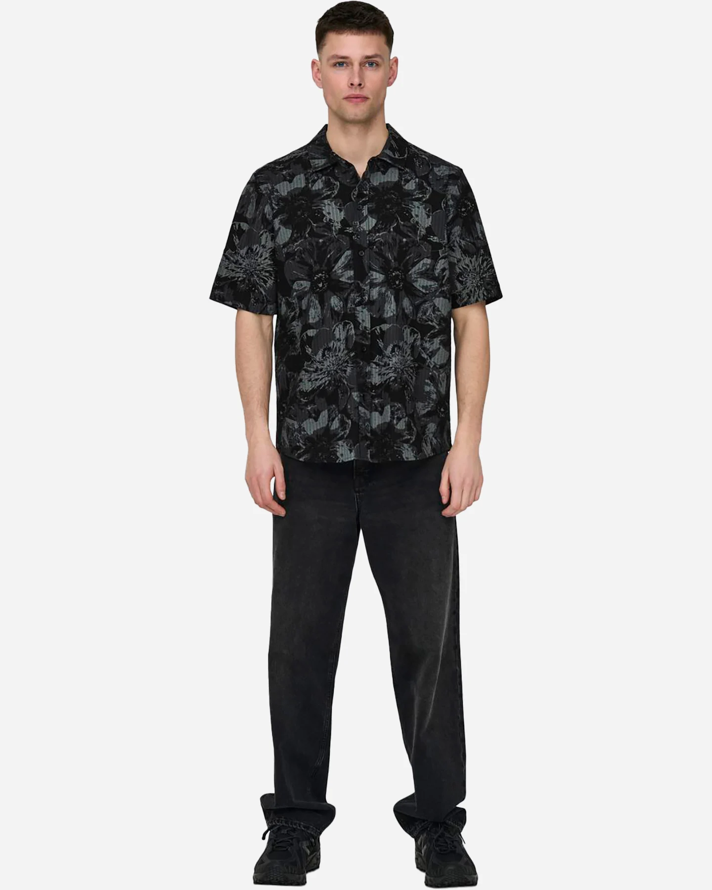 Camicia Only & Sons Nicolai Seersucker M 22028356-C-N10