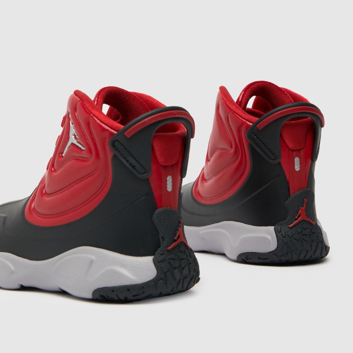 Nike Jordan svarta och röda dropp 23 småbarnsskor