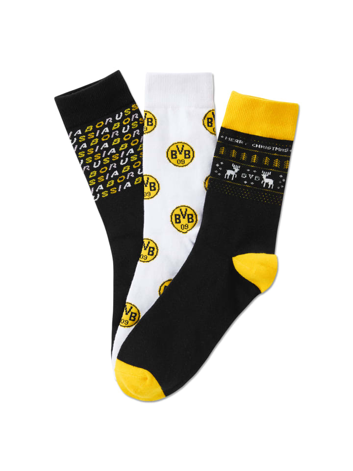 BVB BVB Socken-Adventskalender in Mehrfarbig günstig kaufen 39-43