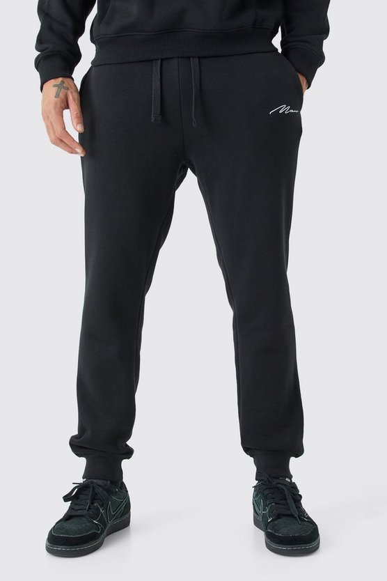 Slim-Fit Man Signature Jogginghose