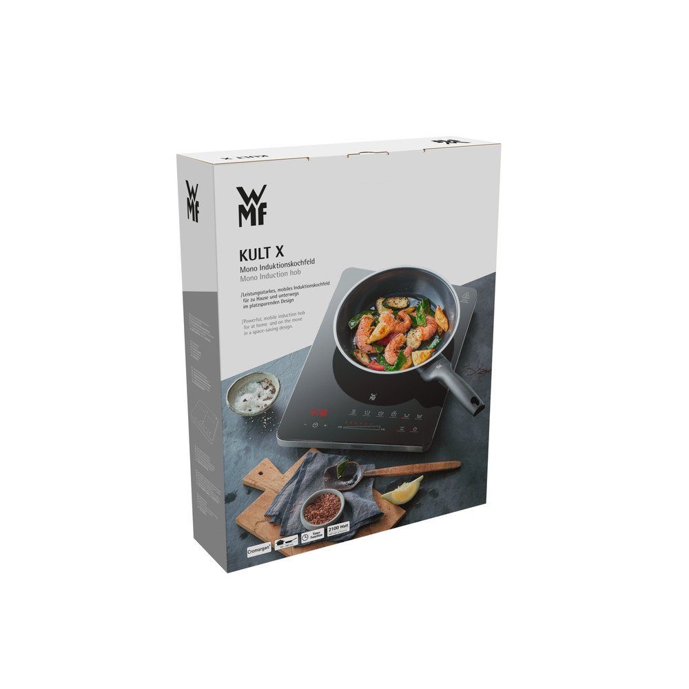 WMF Warmhalteplatte WMF Kult X 04.1524.0011 Kochfeld Schwarz Tisch Zonen-Induktionskoch...