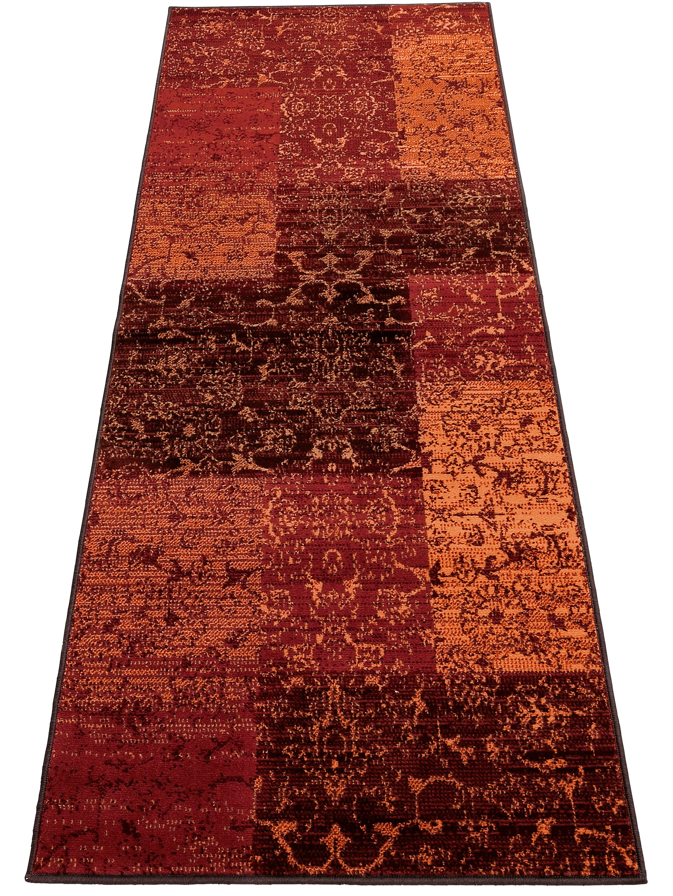 Läufer Bennet, my home, rechteckig, Höhe: 7 mm, Vintage Design, flacher Läufer, Brücke, Kurzflor, elegant