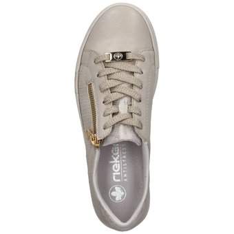 Rieker Plateau Sneaker in beige
