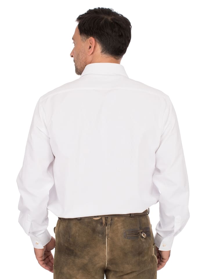 Almsach Langarmhemd LF102 in weiß günstig kaufen