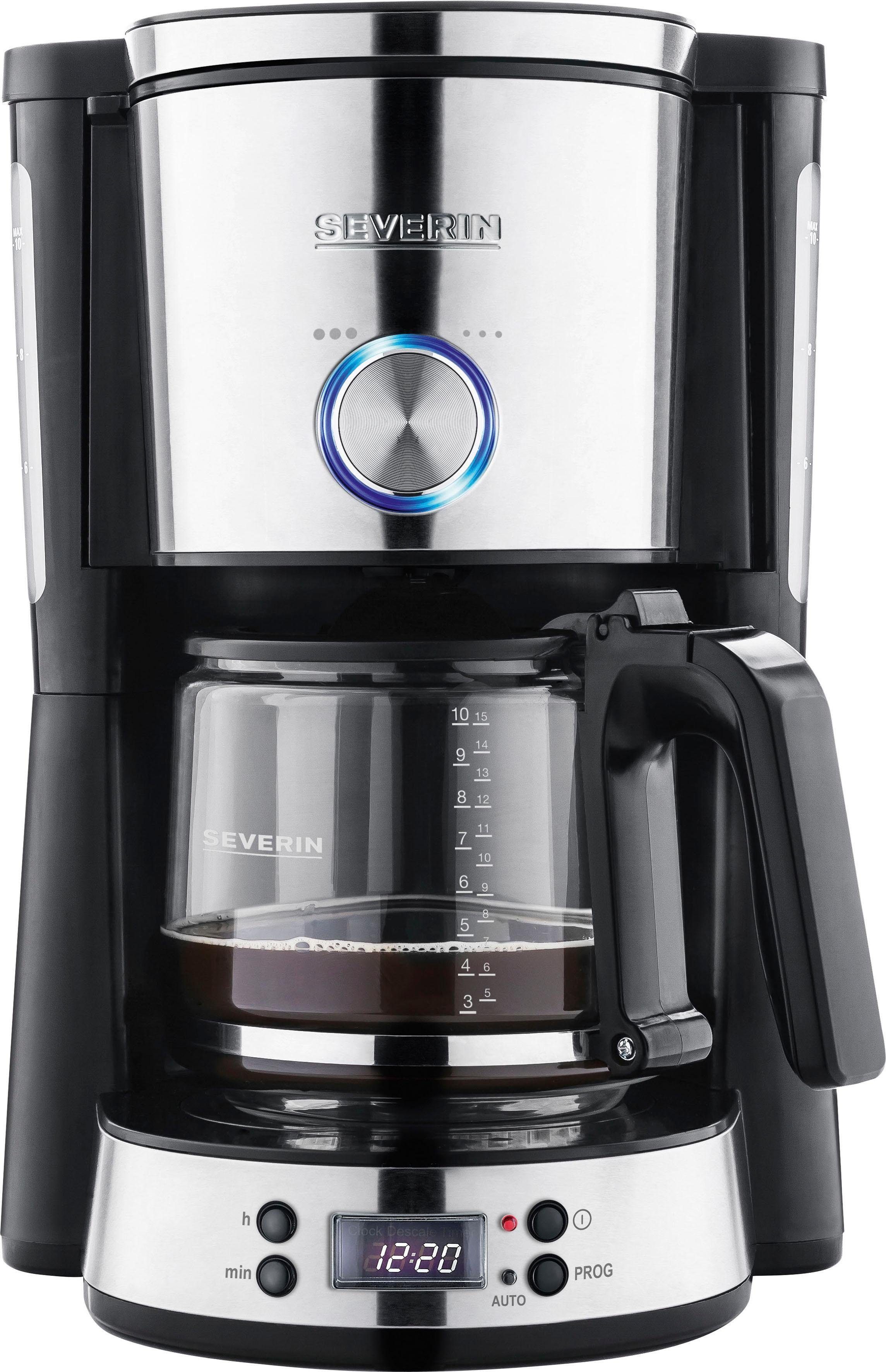 Severin Filterkaffeemaschine KA 4826, 1,25l Kaffeekanne, 1x4
