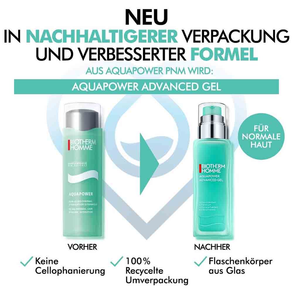 Biotherm Homme Aquapower Advanced Gel - Feuchtigkeitsgel
