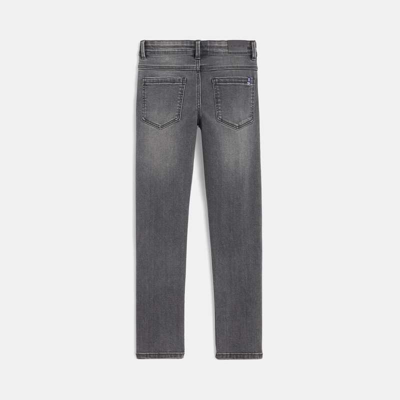 Jean slim ultra-résistant gris garçon