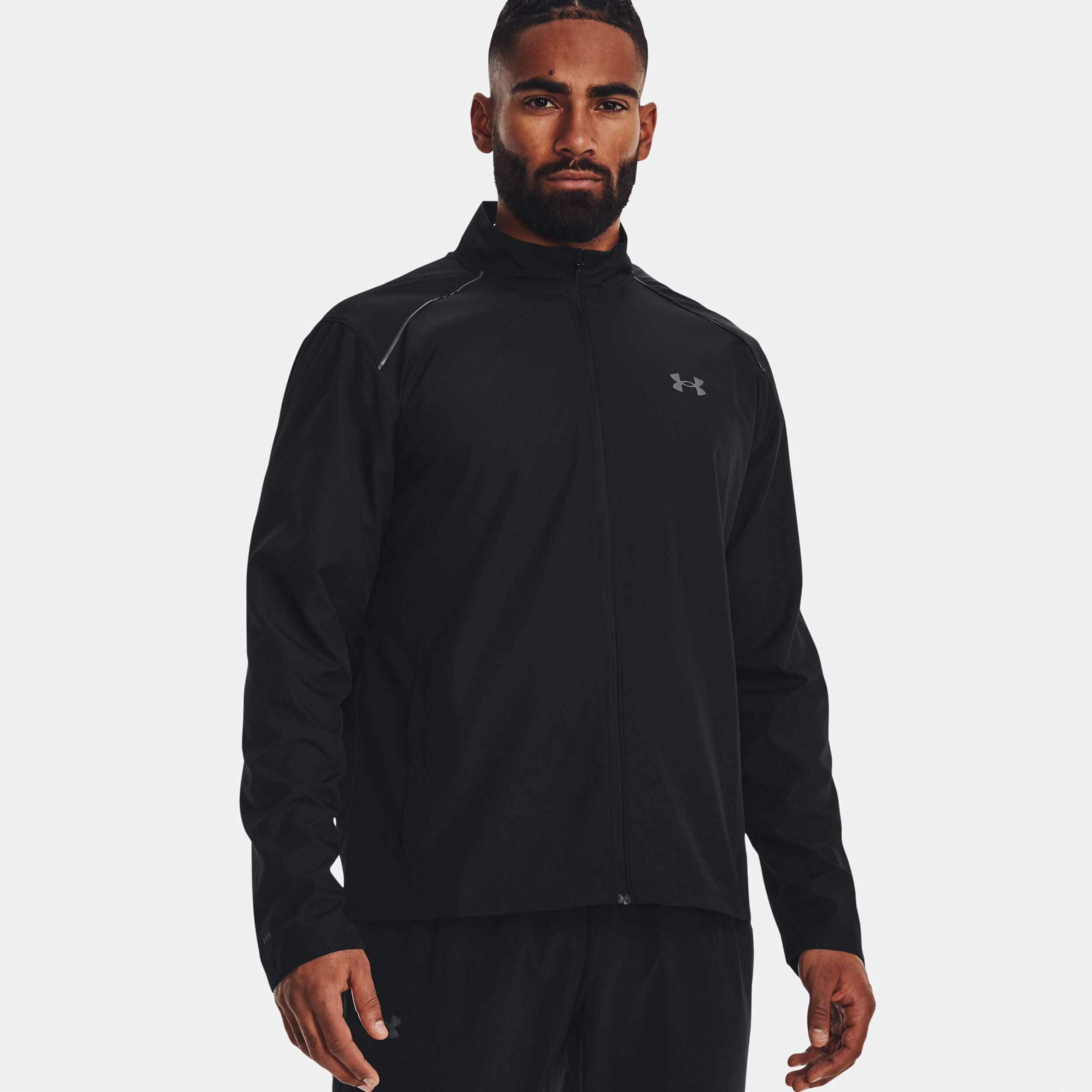 Storm Run Laufjacke Herren - Schwarz, Grau