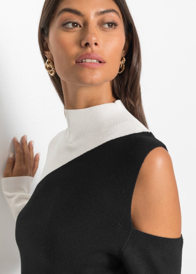 Cold-Shoulder-Pullover