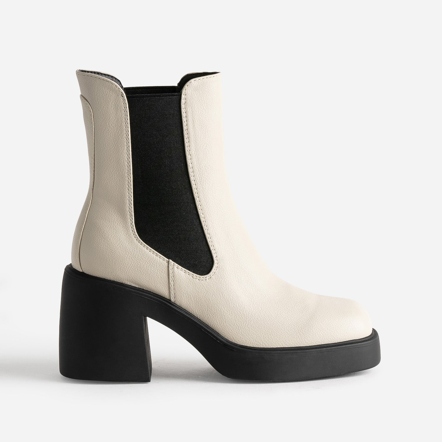 Chelsea boots TEXTO écru
