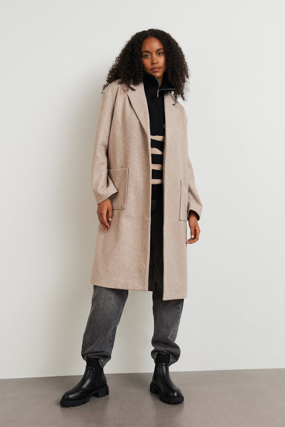 Irma belted coat