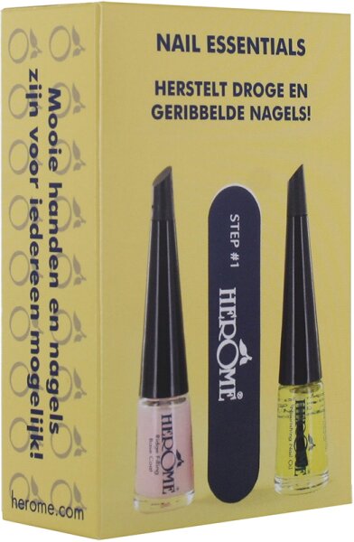 Herôme Nail Essentials Set für trockene und gerillte Nägel Nagelpflegeset