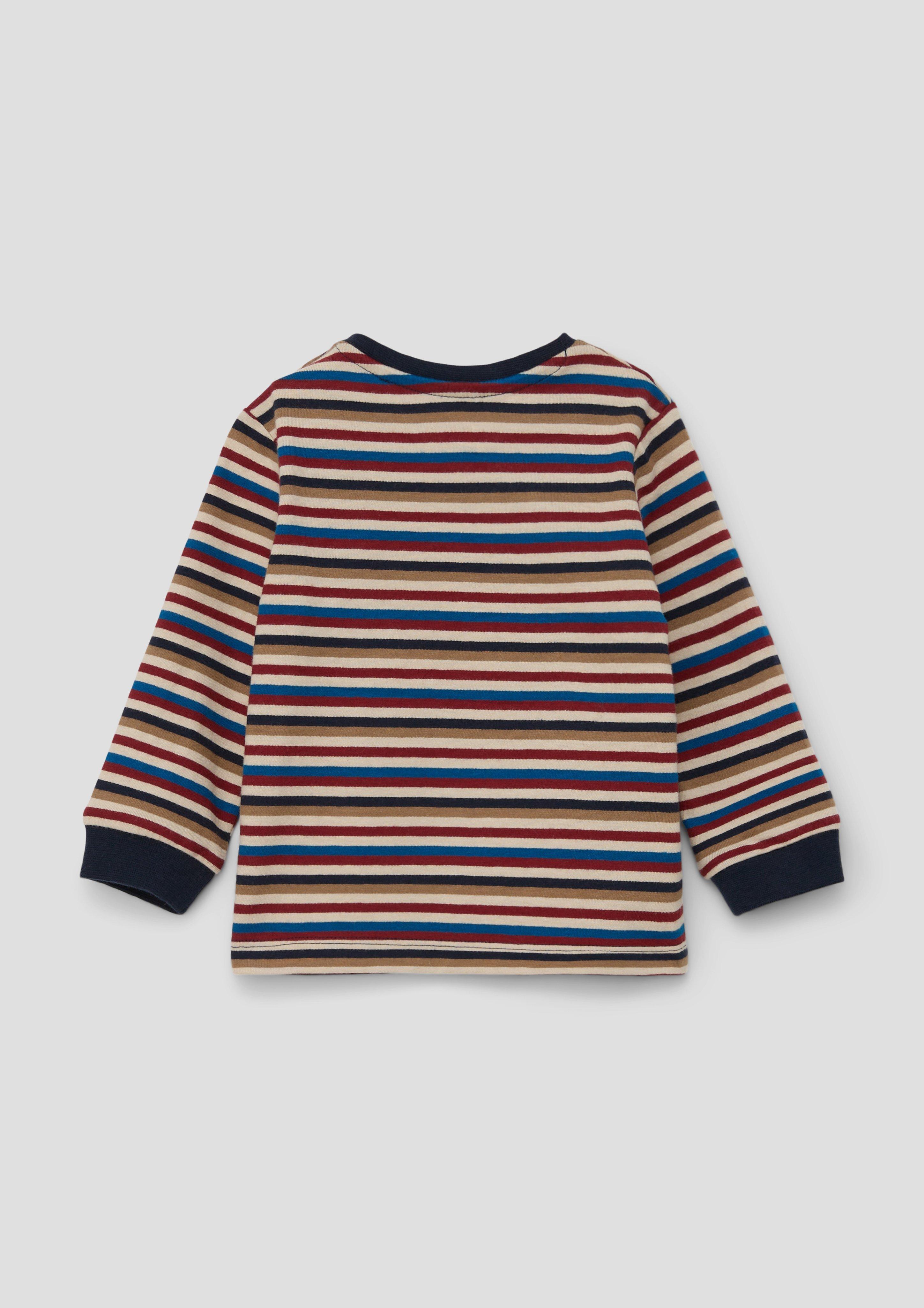 Gestreiftes Longsleeve aus Baumwolle  2137831-81G1