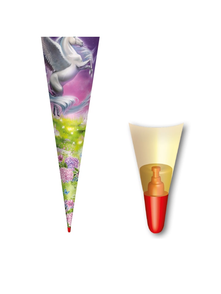 ROTH Schultüte groß Magic Pegasus 70 cm in Lila günstig kaufen onesize