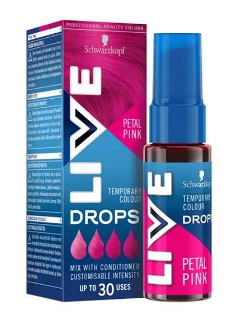 Schwarzkopf Live Drops Petal Pink - periva farba za kosu 30 ml
