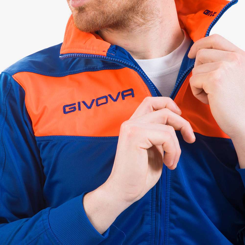 Givova Tuta Visa Trainingsanzug blau/neonorange