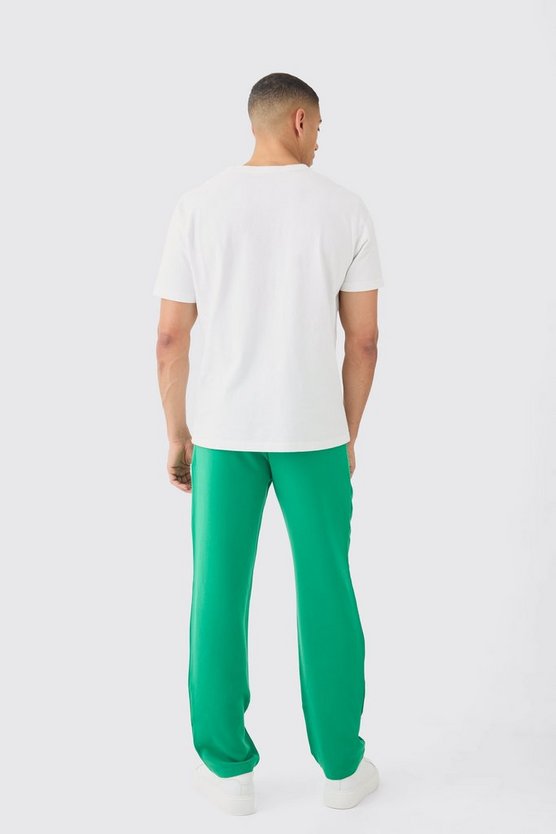 Gerade Hose mit Kordelzug