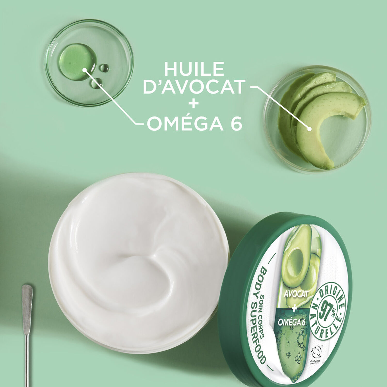 Garnier Body Superfood Crème corps nourrissante Avocat Oméga 6