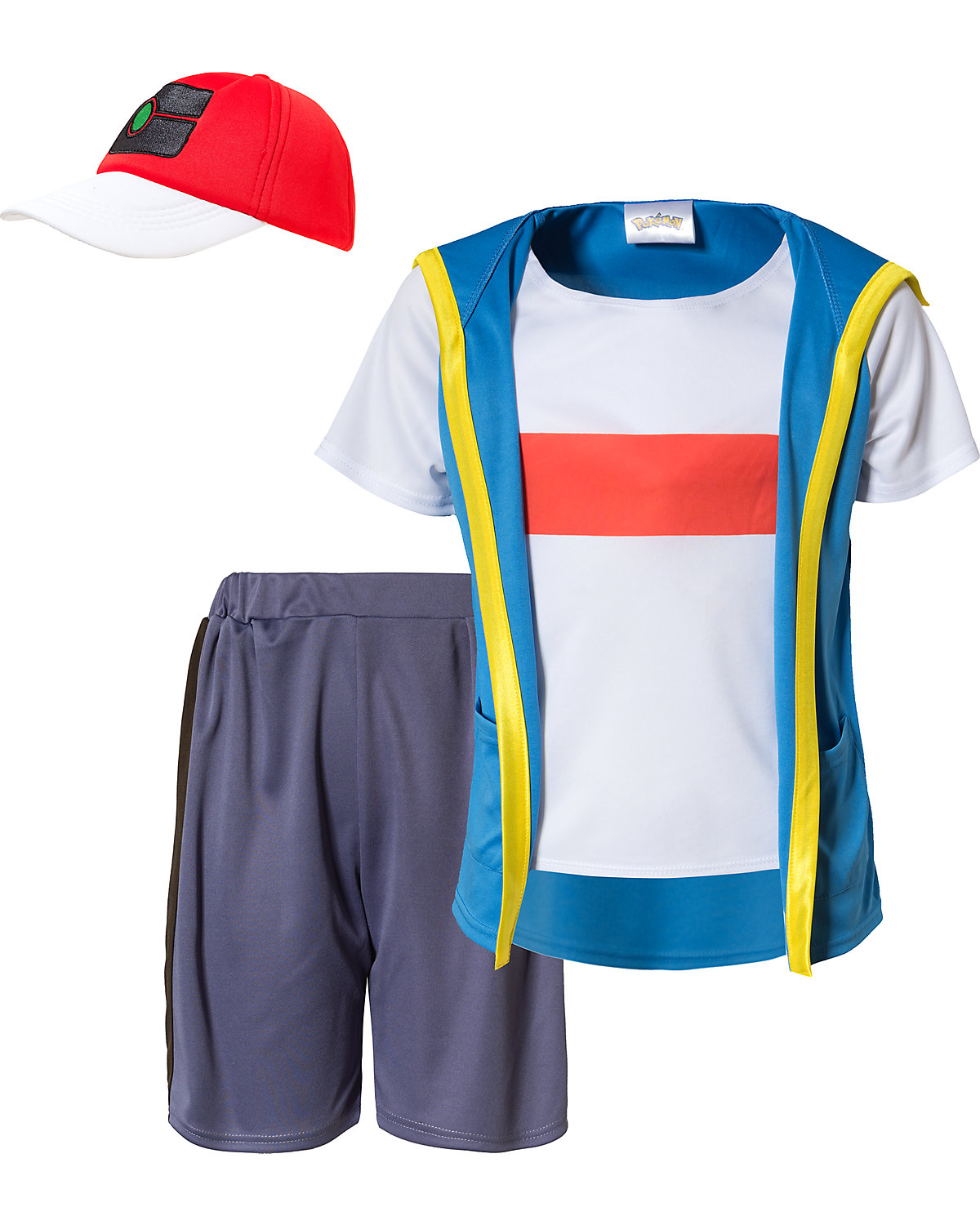 Kinderkostüm Pokemon Ash 4 - 6 Jahre