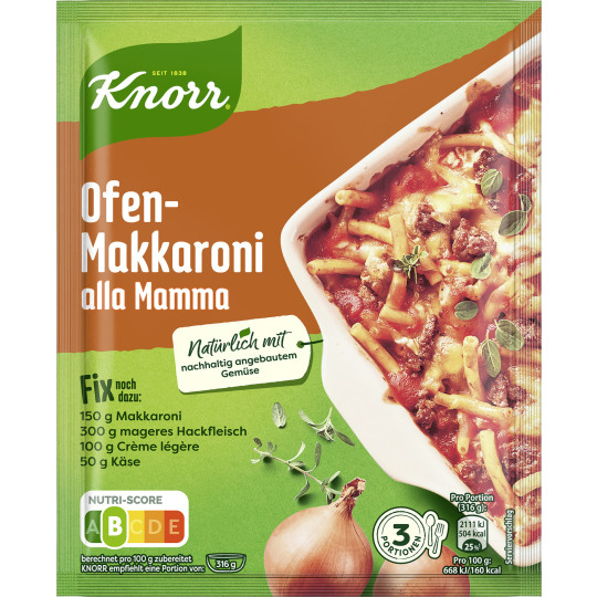 Knorr Fix Ofen-Makkaroni alla Mamma 48G