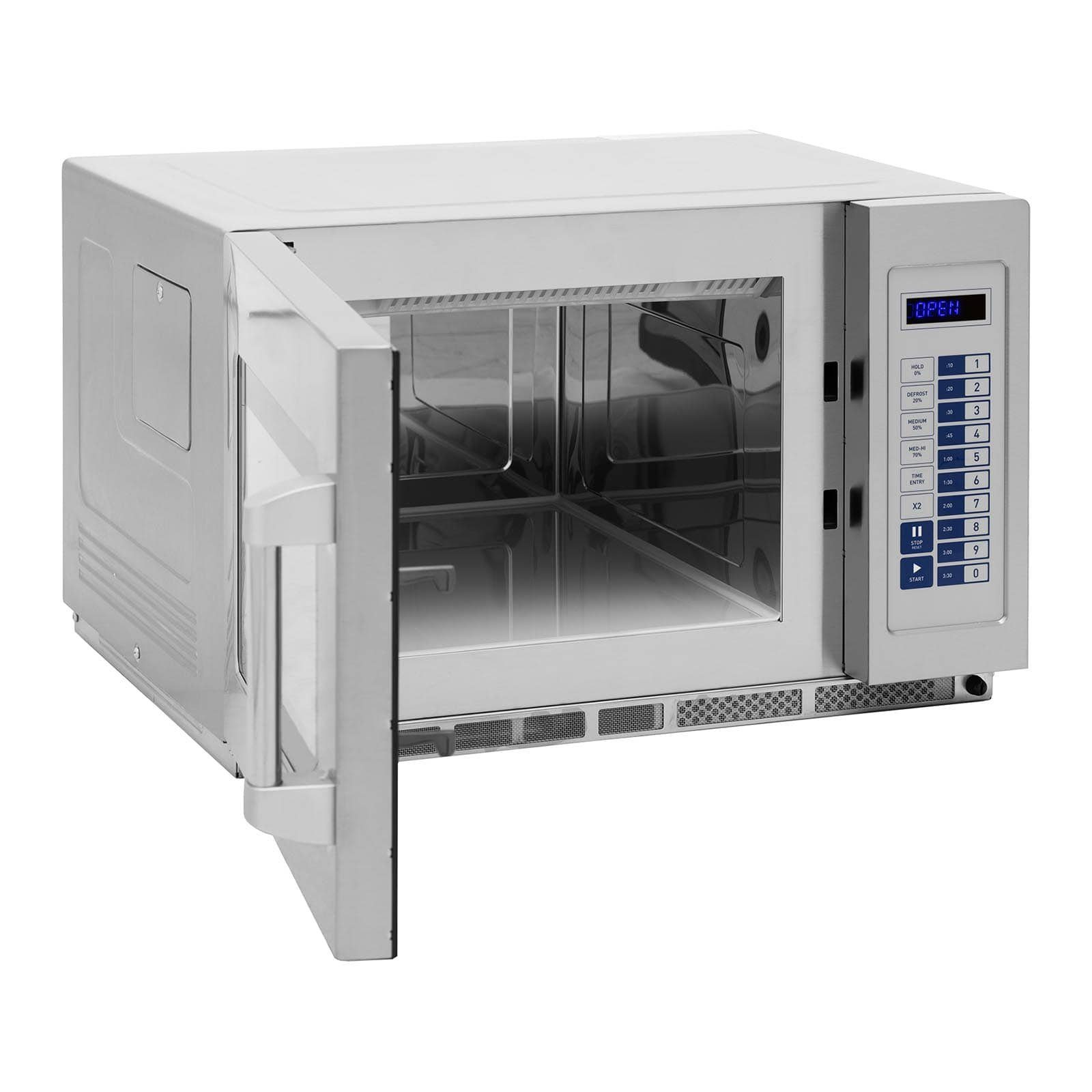 Royal Catering Mikrowelle Gastro-Mikrowelle Mikrowellenherd Mikrowelle Edelstahl Timer 3200 W 34