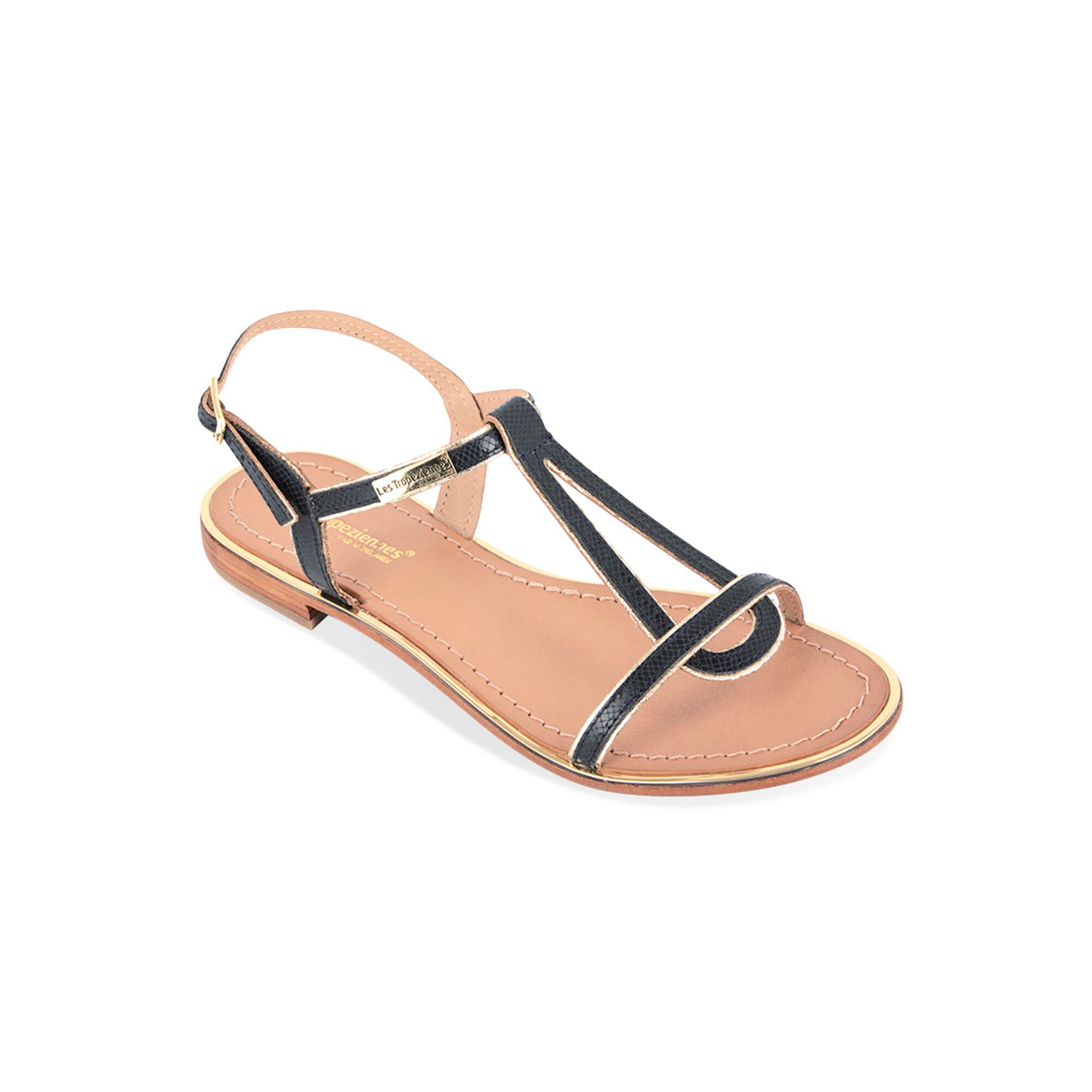 Sandales plates en cuir Hamore