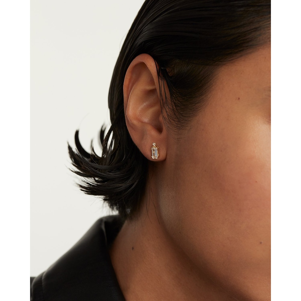 P D Paola Boucle d'oreille unique 925 Argent Boucles d'oreilles