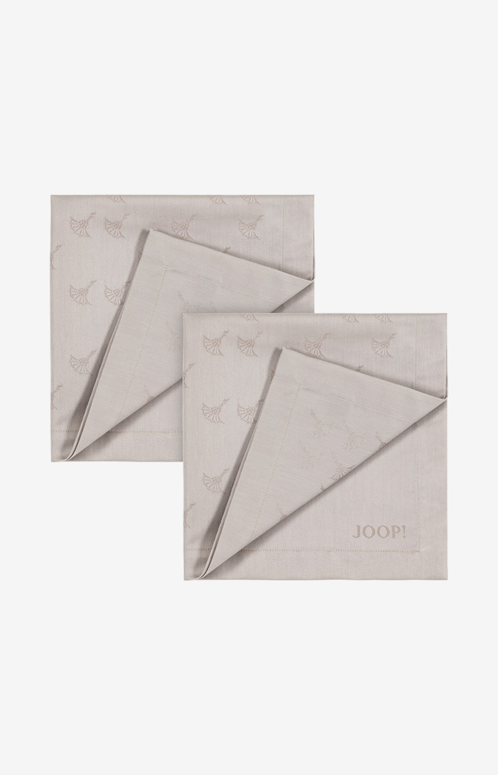 Serviette Faded Cornflower 2er Pack in Sand - 2er Set, 50 x 50 cm - im JOOP!