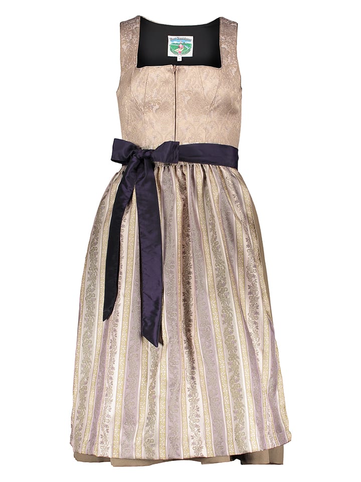 Turi Landhaus Dirndl in Beige günstig kaufen