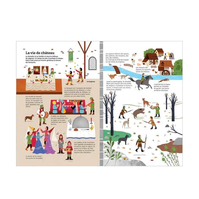 Livre Le grand livre animé des chevaliers - Tourbillon
