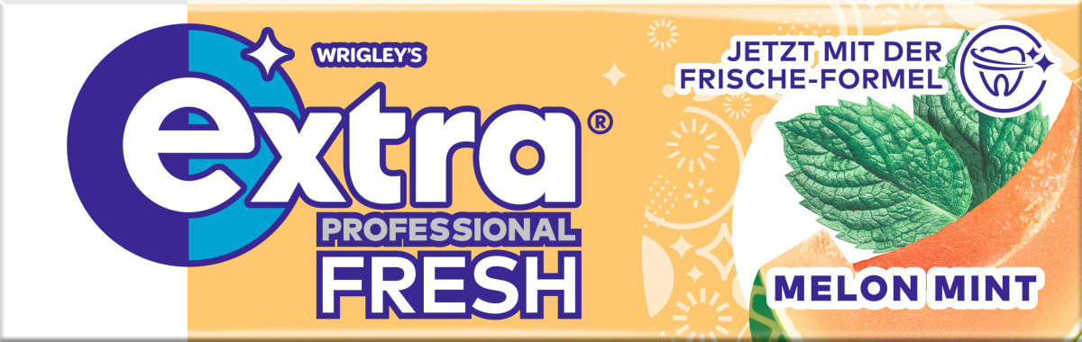 Kaugummi Extra Professional Fresh, Melon Mint, zuckerfrei, 10 St
