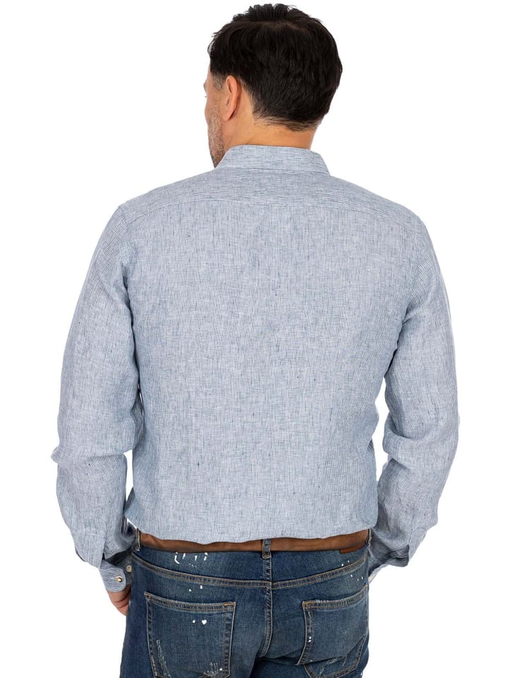 Almsach Stehkragenhemd 175LI in navy günstig kaufen