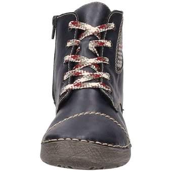 Rieker Schnürstiefelette in blau