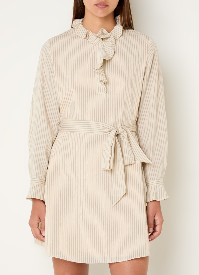 Vestido túnica corto con cinturón de lazo de Claudie Pierlot Rayan.