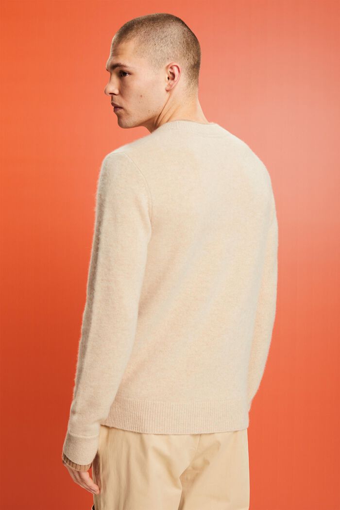 Kaschmirpullover mit Rundhalsausschnitt