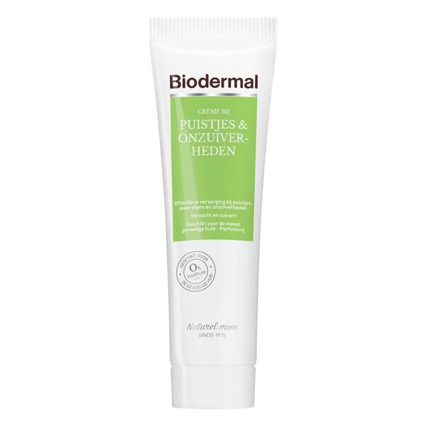 Biodermal Creme gegen Pickel und Unreinheiten 30 ml - Für unreine Haut