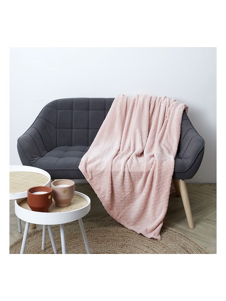 Ethnical Life Plaid in Rosa - (L)200 x (B)140 cm günstig kaufen onesize