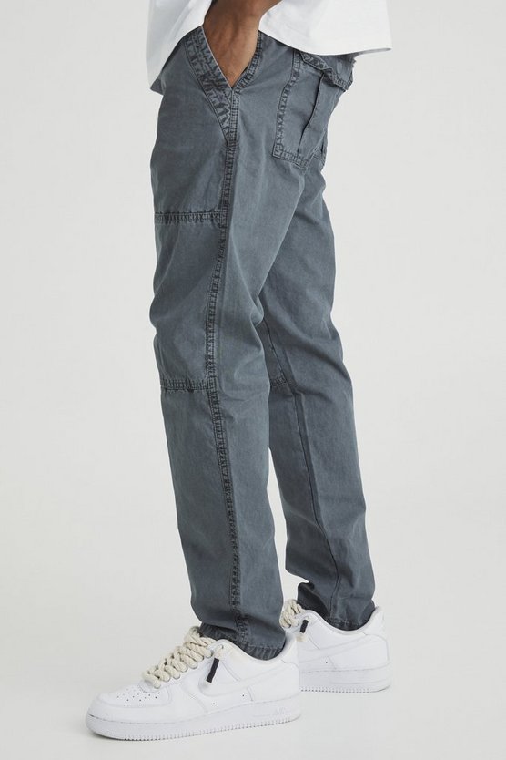 Slim-Fit Hose mit Acid-Waschung