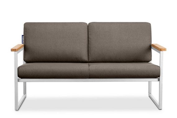 Konsimo Loungesofa TRIBO Gartensofa 2, abnehmbare Bezüge, wasser- und schmutzabweisende, pflegeleicht
