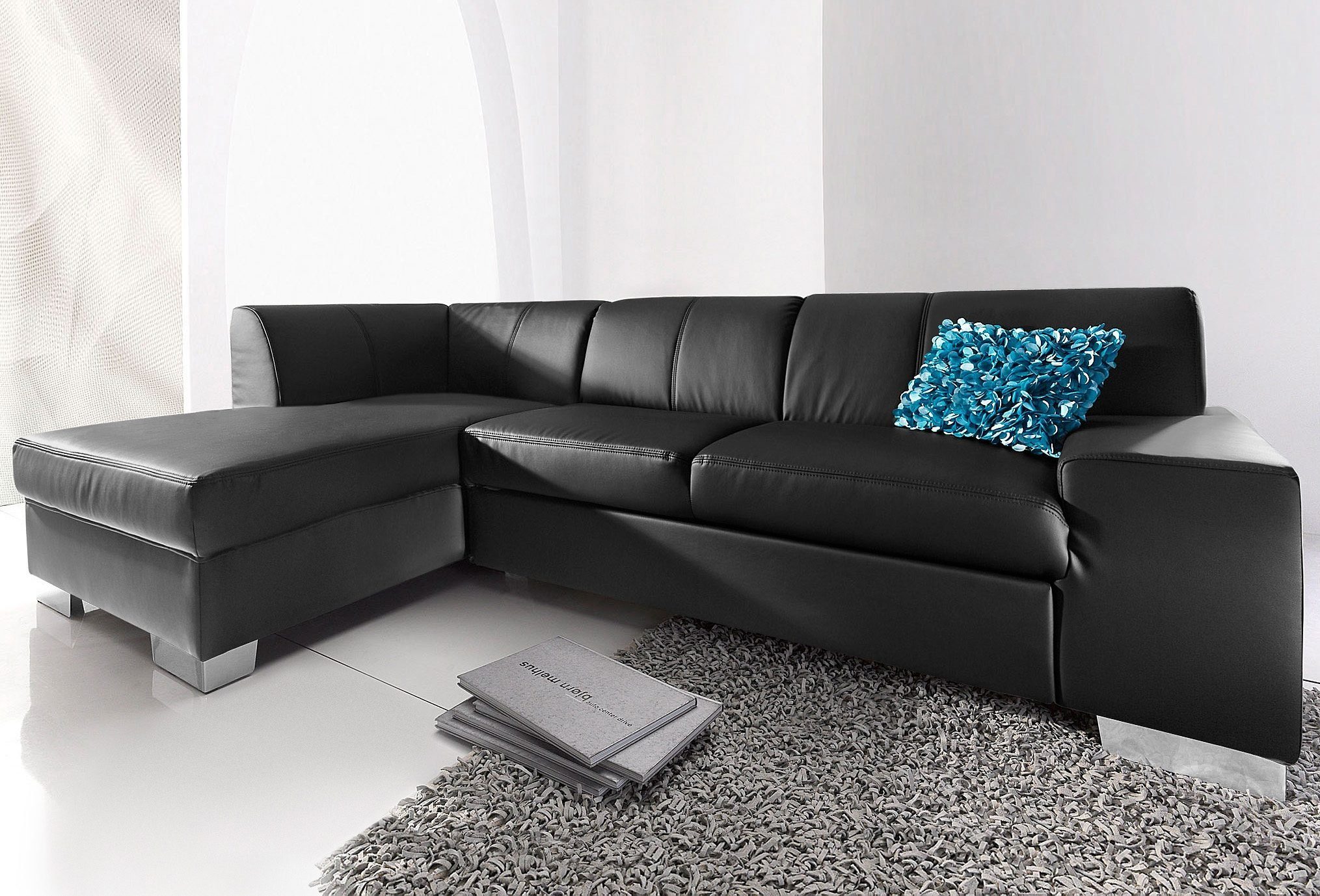DOMO collection Ecksofa Star, wahlweise mit Bettfunktion