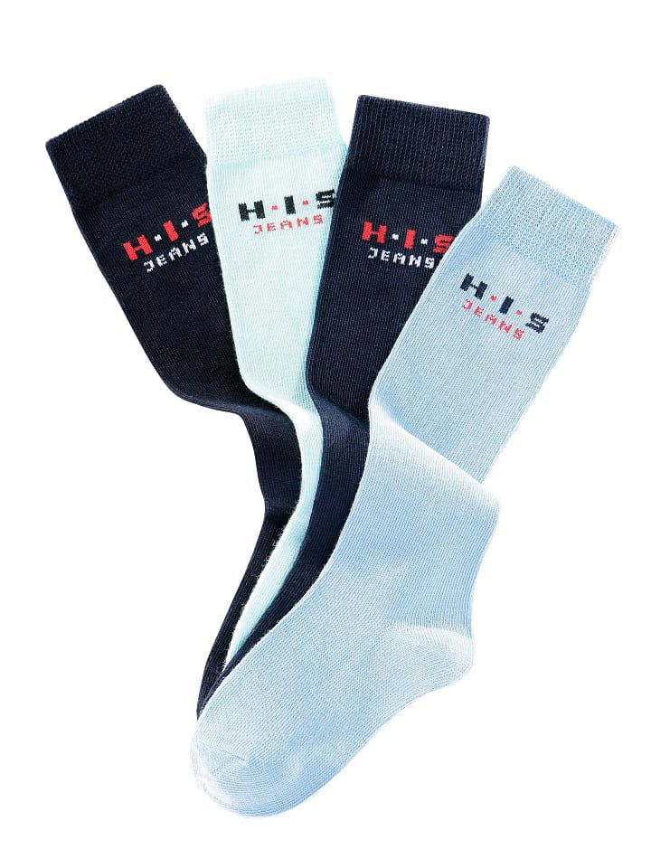 H.I.S Kniestrümpfe in hellblau, marine, blau, dunkelblau günstig kaufen