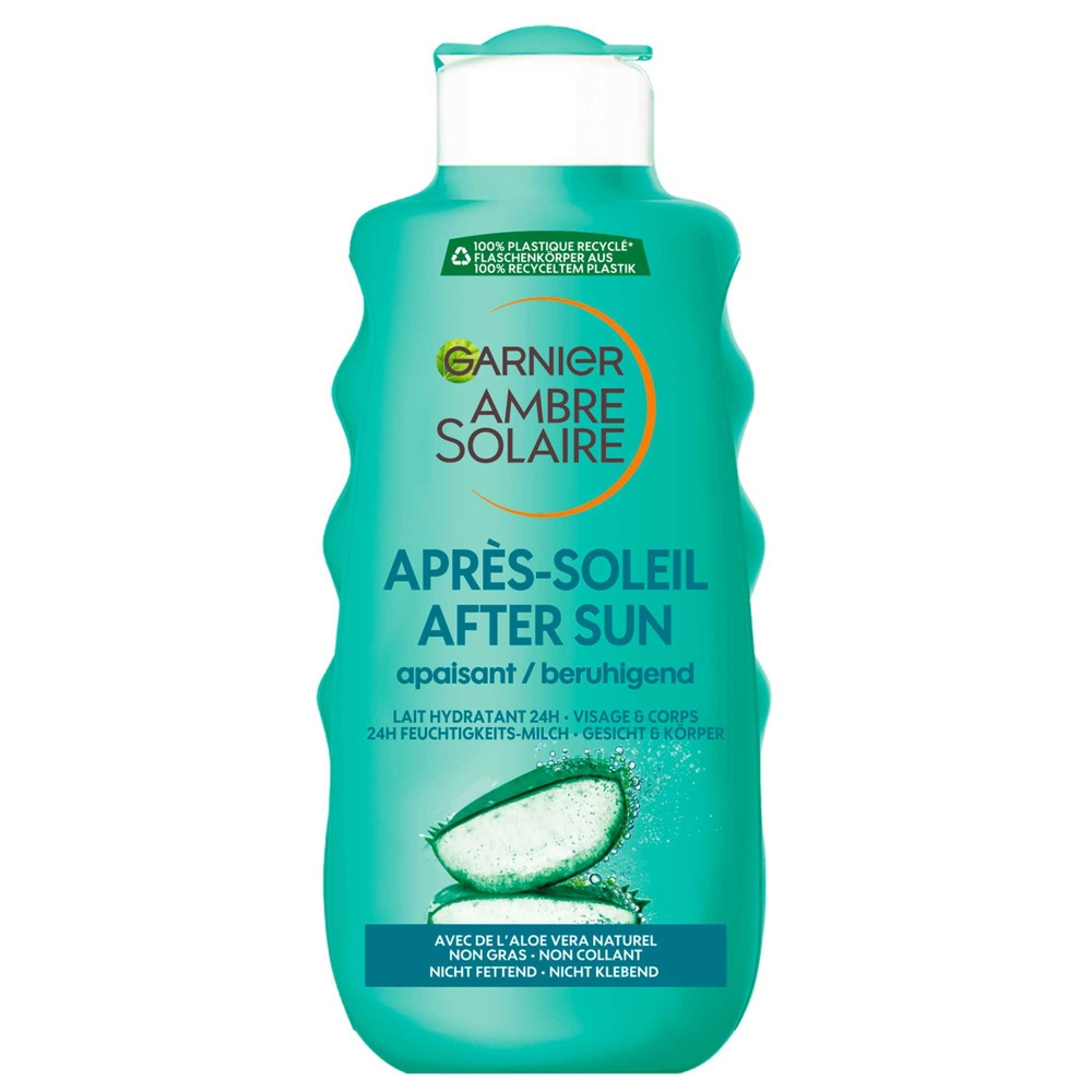 garnier Ambre Solaire Après Soleil Lait Hydratant Après Soleil à l'Aloe Vera