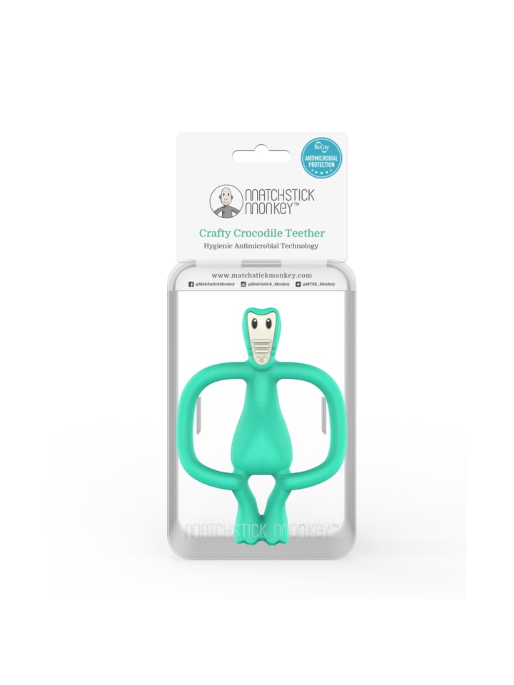 MATCHSTICK MONKEY Matchstick Monkey Beißring / Zahnungshilfe Tiermotive Crafty Krokodil günstig kaufen onesize
