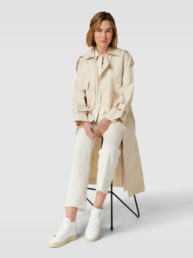 Sneaker mit Label-Details Modell 'Julice' in offwhite