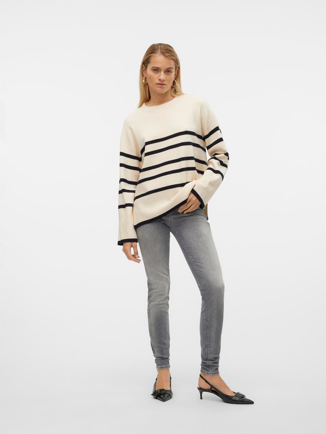 VMLUX Mid Rise Slim Fit Jeans