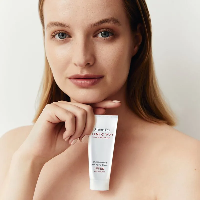 Dr Irena Eris Clinic Way Dnevna krema protiv zagađenja i bora SPF 50
