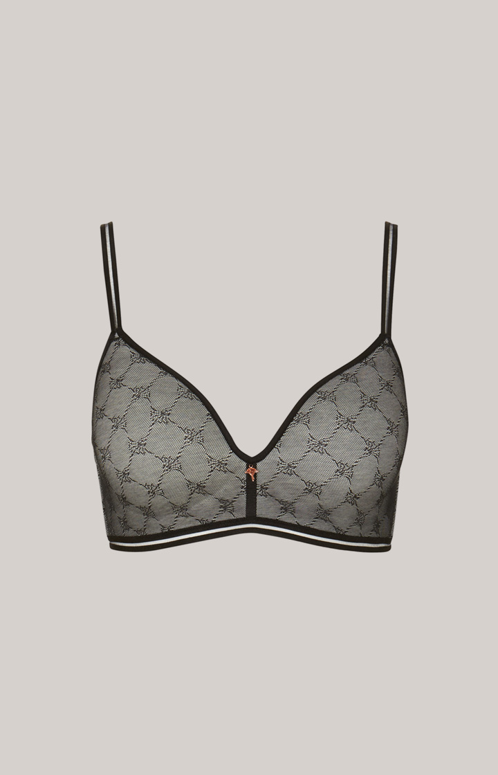 Soft-BH mit Schale in Light Grey Melange/Black