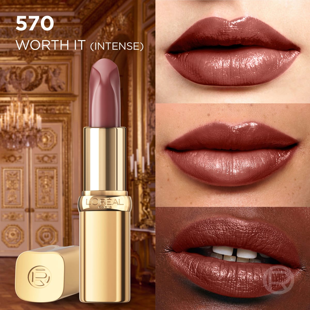 Lippenstift Color Riche Satin Nude 570 Worth It Intense, 4,7 g
