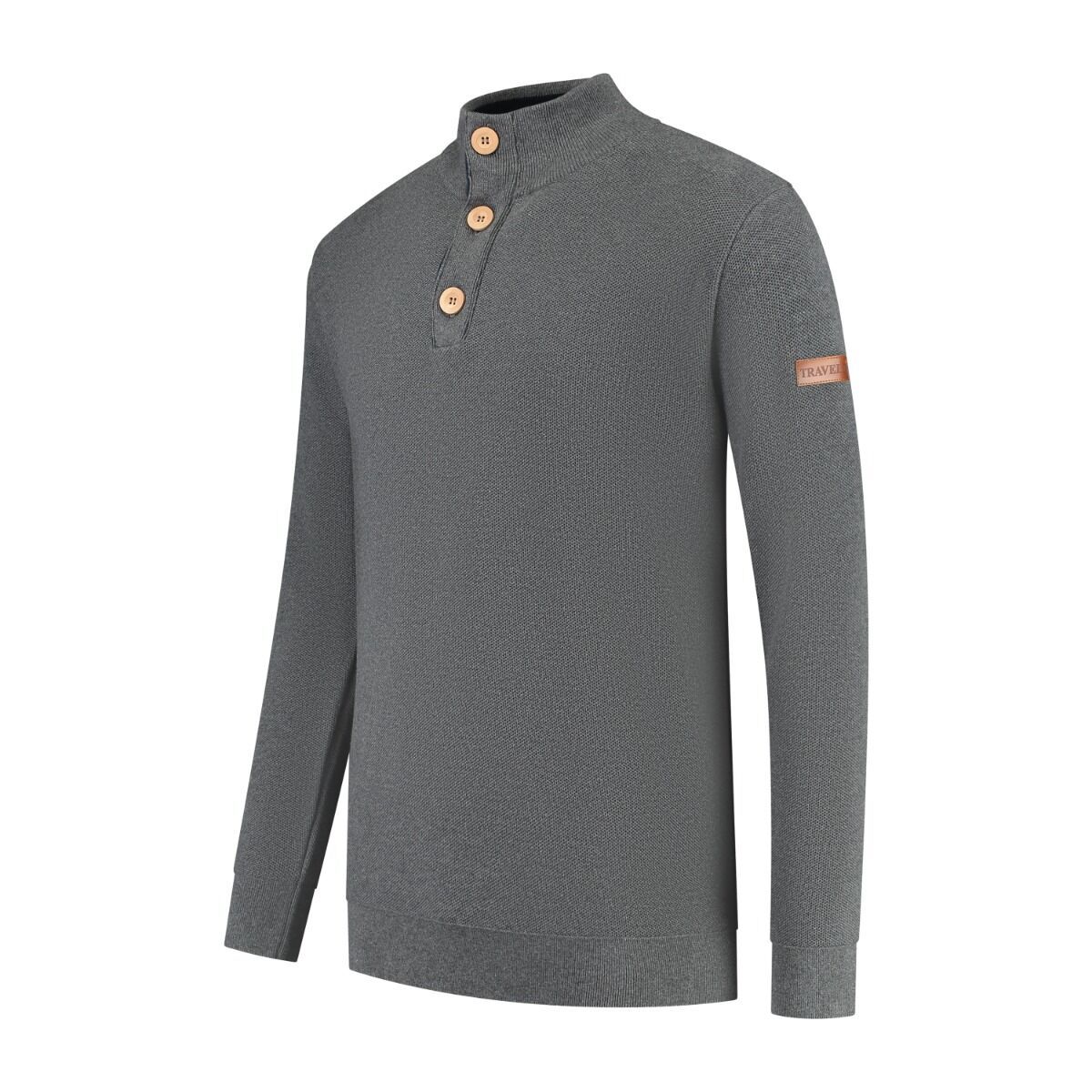 Travelin' Torsvik Grey Herren Pullover