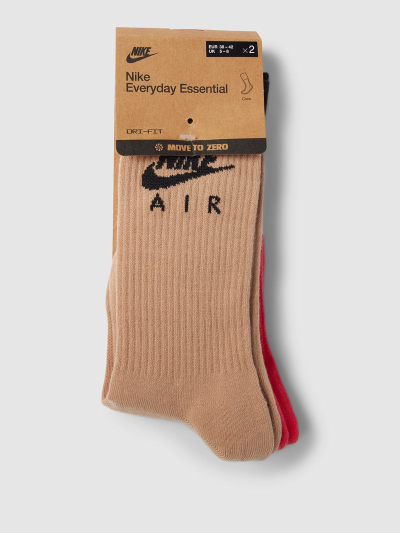 Socken in Ripp-Optik Modell 'Everyday Essential' im 2er-Pack in camel